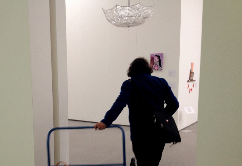 Daniel González, Happiness Before Civilization, 2010-2013, detail of the installation, Pinakothek der Moderne, Munich, 2013