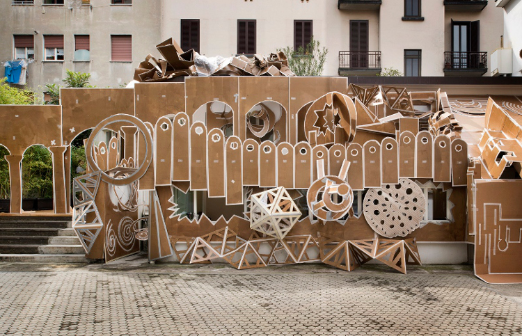 Daniel González , Pop-Up Building Milan, Marsèlleria, Milan, 2015, ph Carola Merello