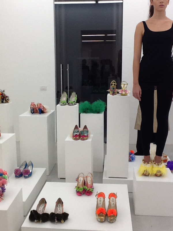 D.G. Clothes Project, Juliet & the Forbidden Games Shoes, performance frame, Studio La Città, Verona, 2013