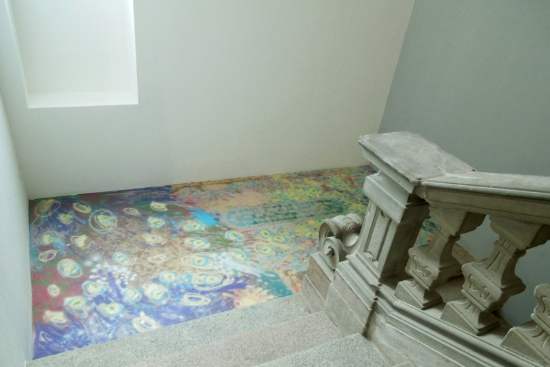 Genesis of the Floor, 2014, Palazzo Clerici, built in 1726, Gorgonzola, Italy