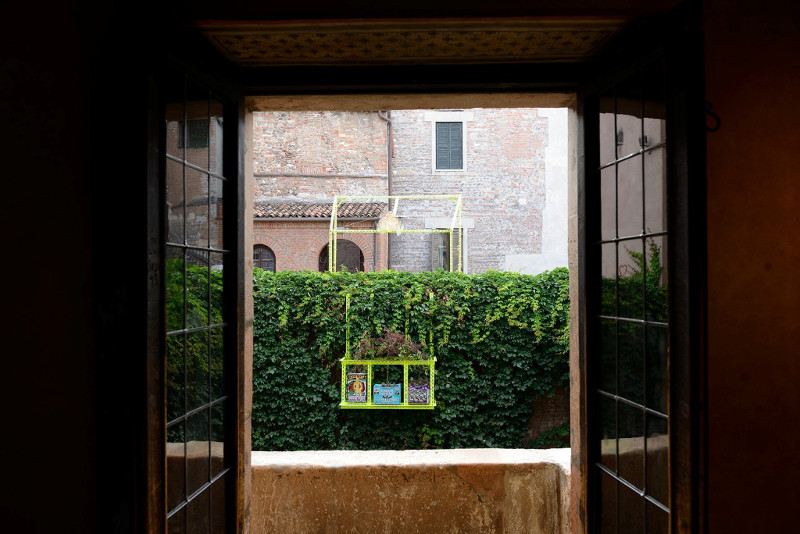 Romeo's Balcony, installation view, Verona, 2013