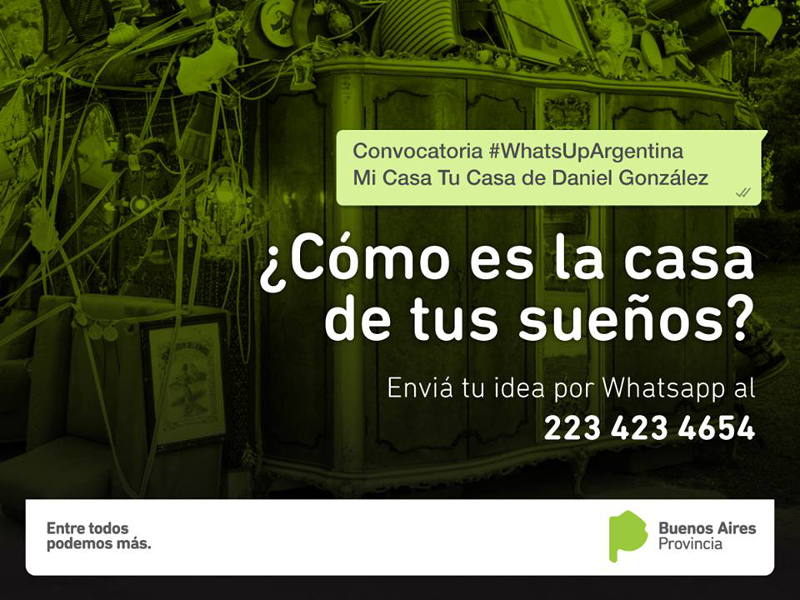 Daniel González, #Whatsapp Argentina? Mi Casa Tu Casa, MAR Museo Mar del Plata, 2018-2019
