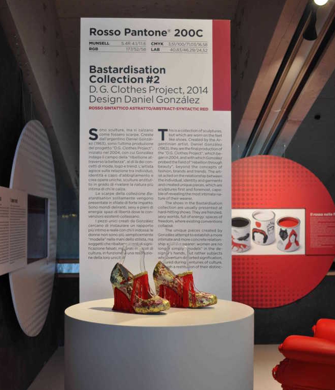 I colori del Rosso, installation view, Galleria Campari, Sesto San Giovanni, Milano